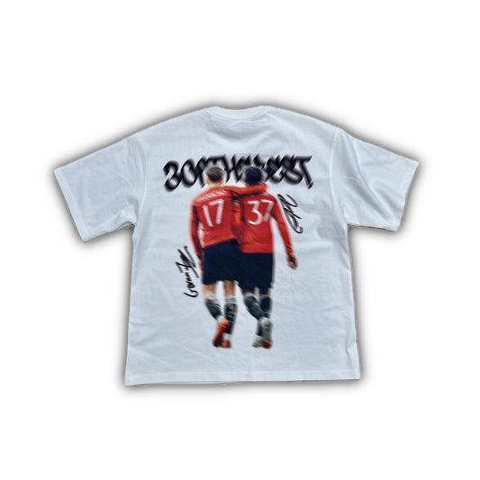 Garnacho X Mainoo Blur - Oversized Graphic Tee